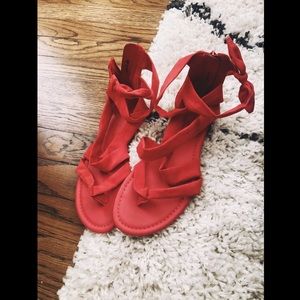 Christian Siriano • Wanda Softy Gladiator Sandals